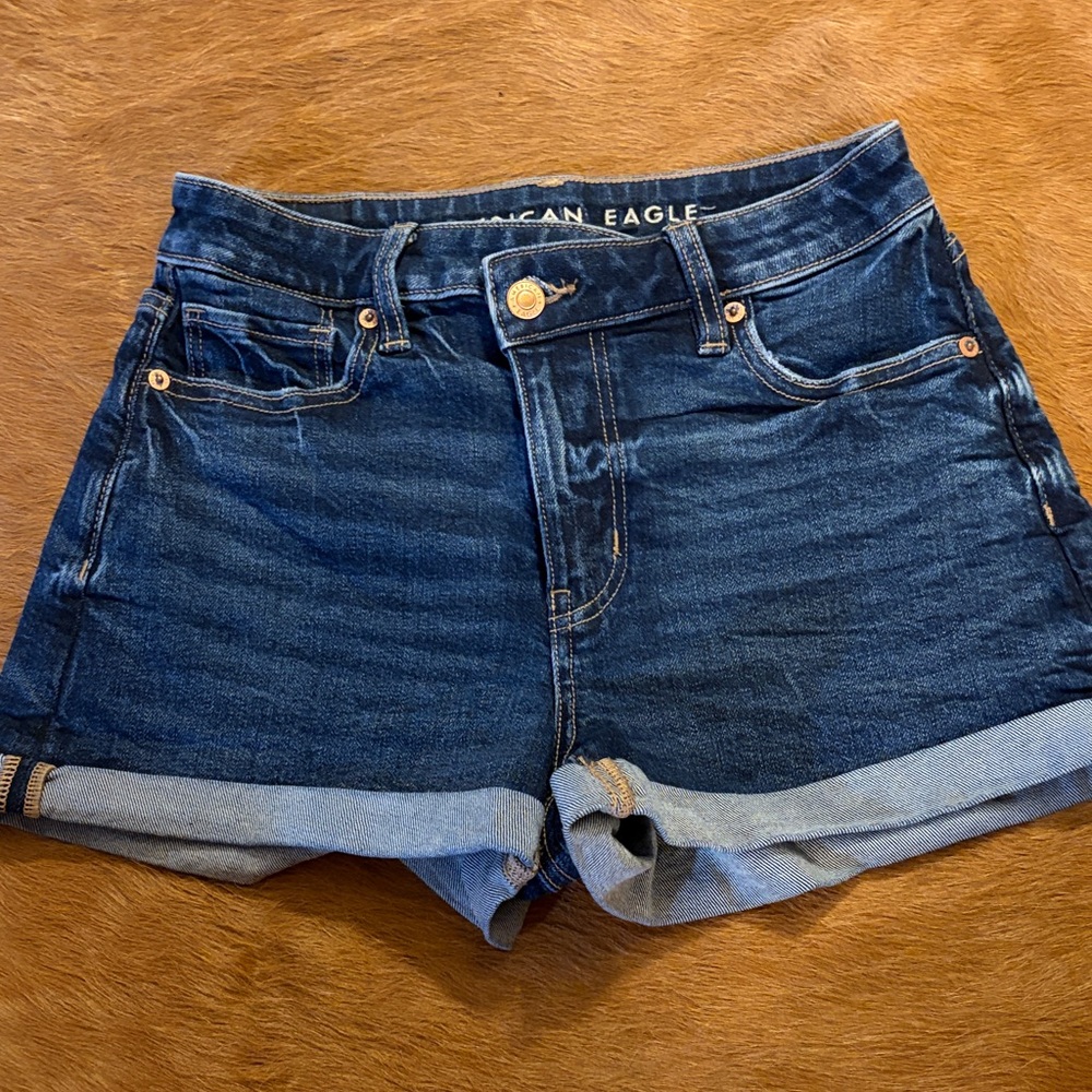 American Eagle Outfitters Dark Blue Jean Shorts
